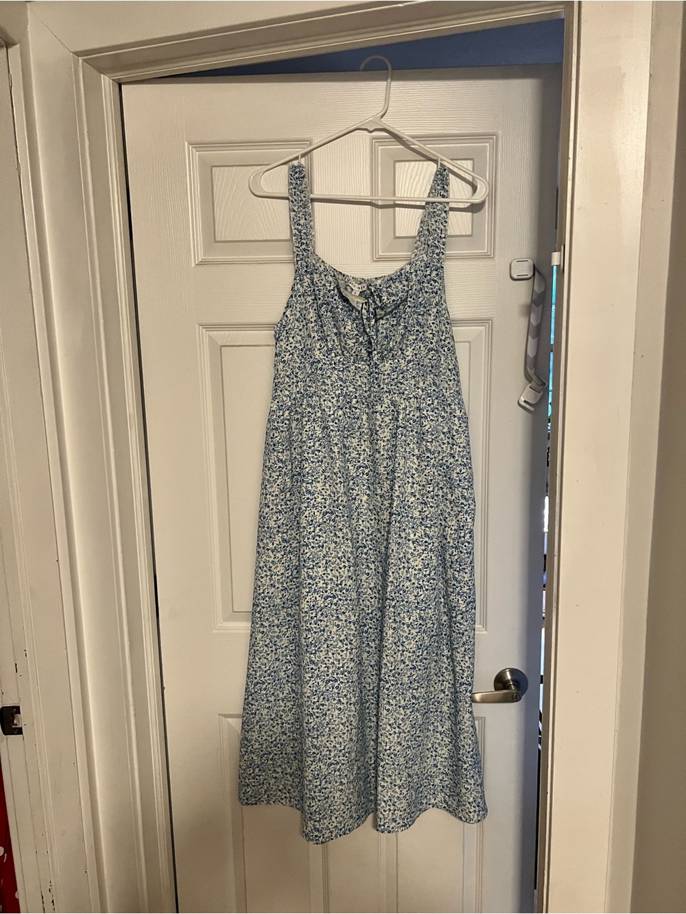 Baltic Born Light Blue Floral Maxi Sundress